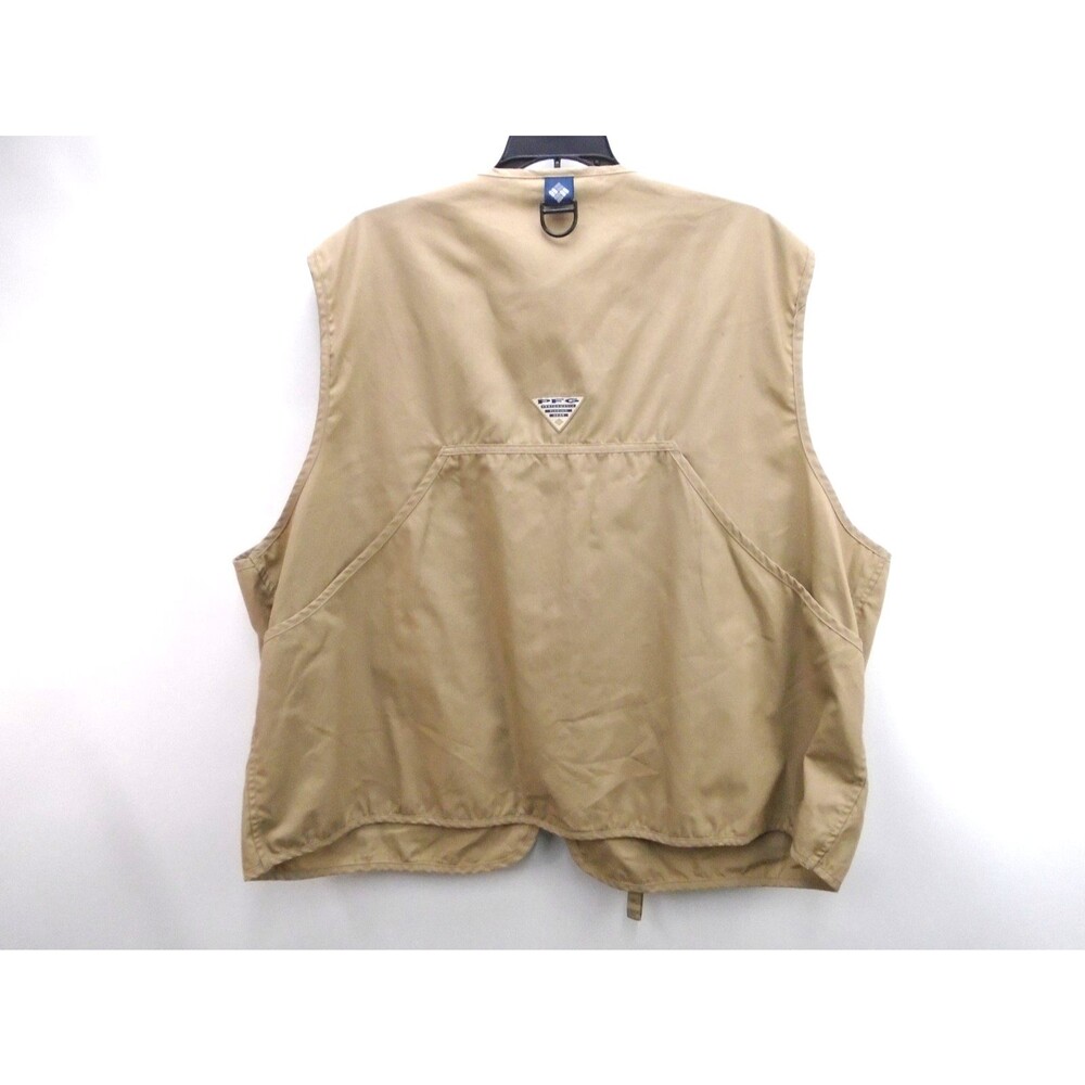 Columbia PFG Photography Hiking Vest Mens Size XXL Cargo Pockets Back Pocket - Picture 6 of 9